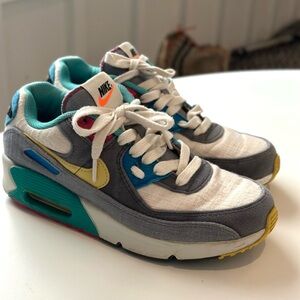 Nike Air Max 90 Multi Sprung Caterpillar Sneakers US 6Y , Women’s US 7